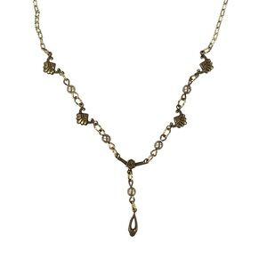 Sadie Green Dainty Dangle Necklace